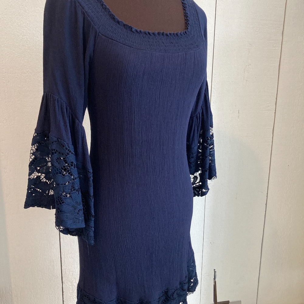 Westport Deep Navy Tunic Dress Size Petite XS